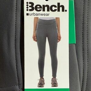 Bench Women's Charcoal Velour-lined Leggings